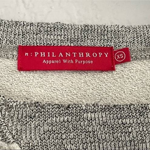 n:philanthropy  Distressed Crewneck Sweatshirt XS