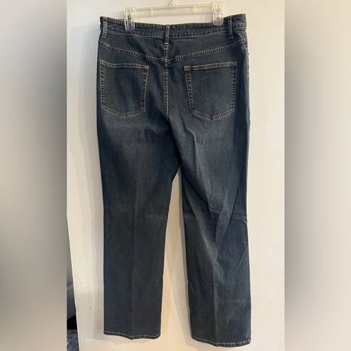 Coldwater Creek  Women’s Dark Wash Straight Leg Jeans Size 14