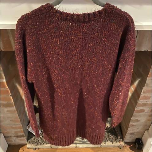 Coldwater Creek  Multicolored Crew Neck Cozy Warm Sweater size Large