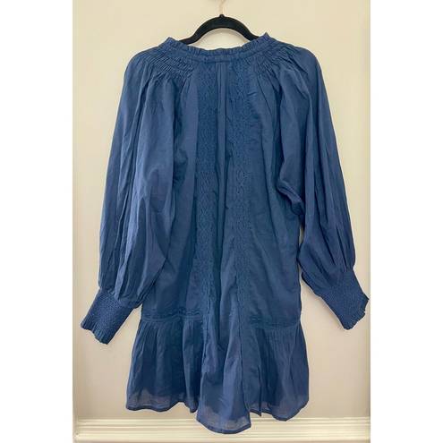 Tuckernuck  NWT Brand MARIACHER. Melilla Alfonsina Shirt in Marine M. Retail $380