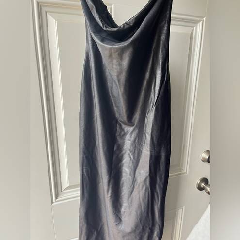 Naked Wardrobe  NEW Got the Drip Strapless Body-Con Black Midi Dress Size xl