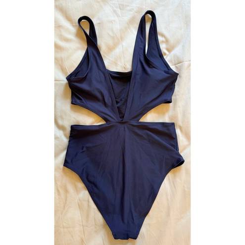 Aerie  One Piece Cut Out Swimsuit Size L (maillot de bain swimwear beach)