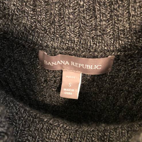 Banana Republic Gray Turtleneck Sweater