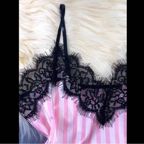 Boutique Pink & Black, Striped, Pajama Set