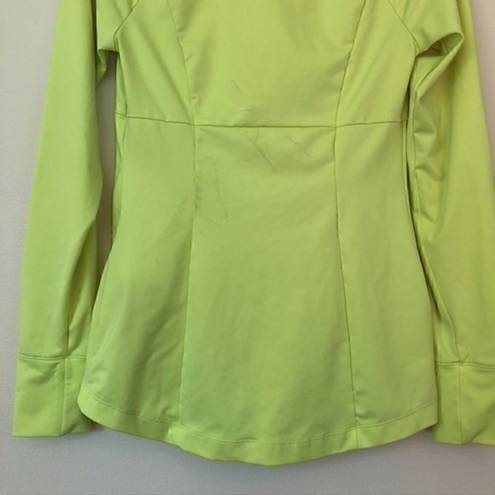 Under Armour  Studio Active Track Jacket HeatGear Semi Fitted Lime Green Small S