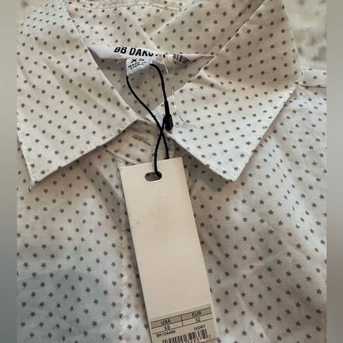 BB Dakota star collared button down blouse size xs