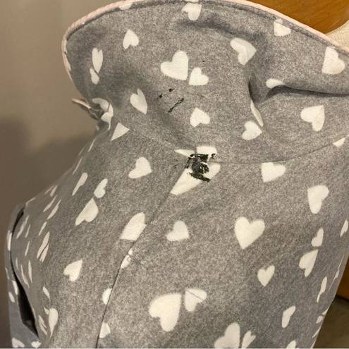 Kate Spade  Grey Heart Design Long Sleeve Button Down Top Women’s Plus Size 1X