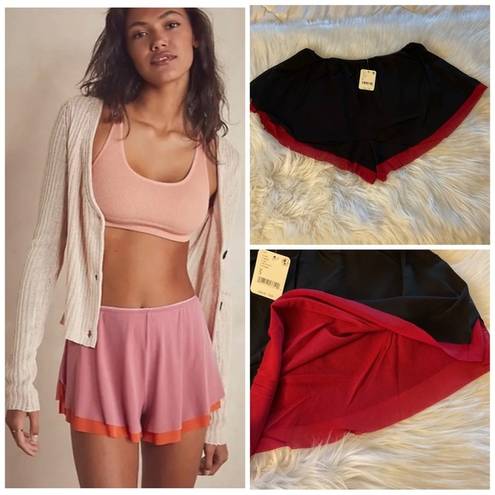 Free People  Intimately Layered Up Mesh Shorts