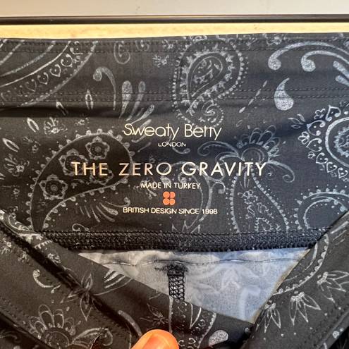 Sweaty Betty - Zero Gravity 7/8 Leggings Paisley Blue Running Training Gym Yoga