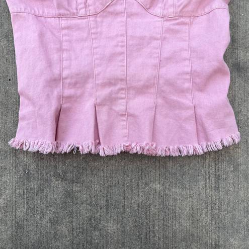 Free People Pink Better Days Tube Top