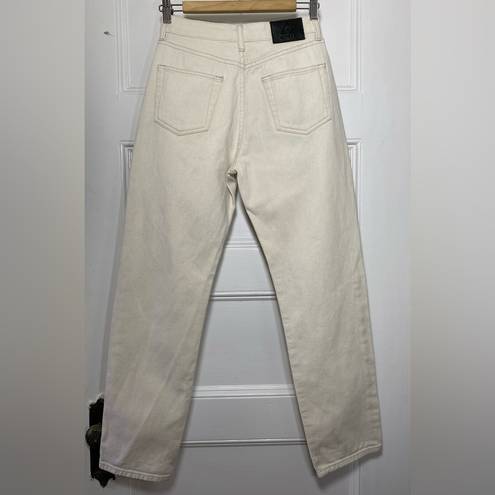 Unif  | Straight Leg Jeans in Ivory Size 26