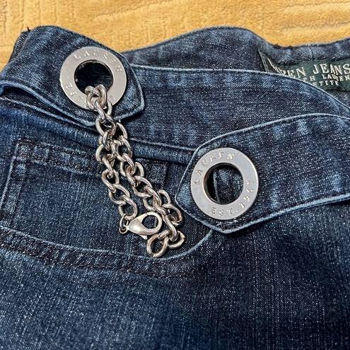 Krass&co Lauren Jeans  jeans w/ cute chain details stretchy EUC