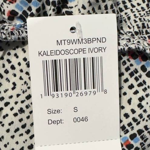 Bobeau  Kaleidoscope Wrap V-Neck Blouse Multicolor Women's Size Small NWT