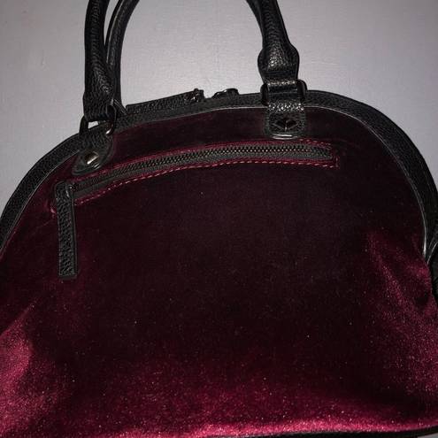 Penny Loves Kenny  velvet and leather purse NWOT