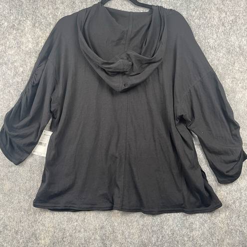 Free People Movement  3/4 sleeve womens hooded shirt New with tags.