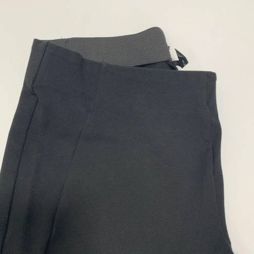 New Direction  Flat Front Crop Black Trouser