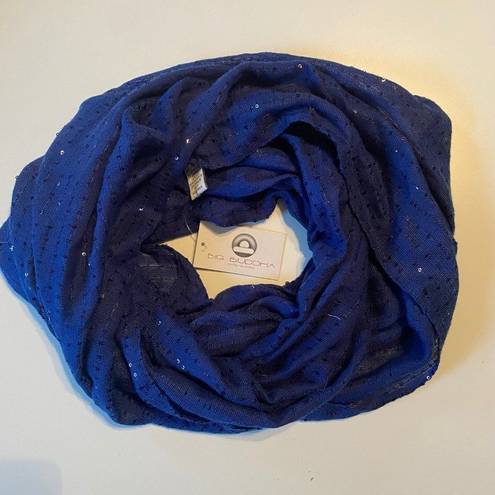 Big Buddha NWT  Sequined Infinity Scarf Blue