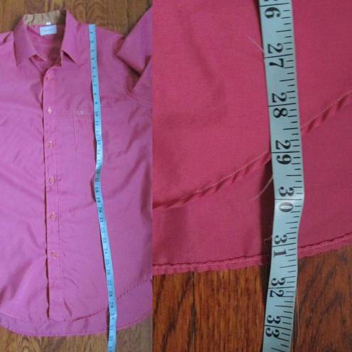 Oscar de la Renta Vintage  Shirt L Pink Button Down Long Sleeve Women Barbiecoree