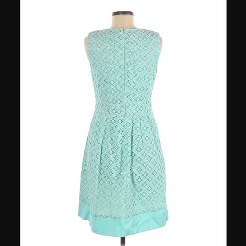 Jessica Howard  Dress 8 Lace Overlay Illusion Pastel Mint Dressy Event Party