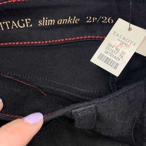 Talbots  Heritage Slim Ankle Jeans