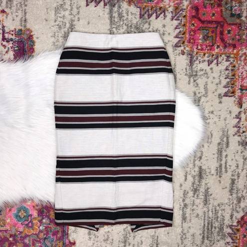 EXPRESS 3/$35 ✨  Striped Midi Pencil Skirt