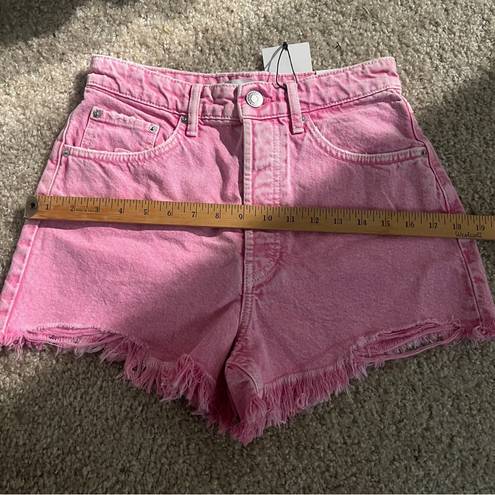 ZARA SALE‼️ NWT  PINK DENIM SHORTS