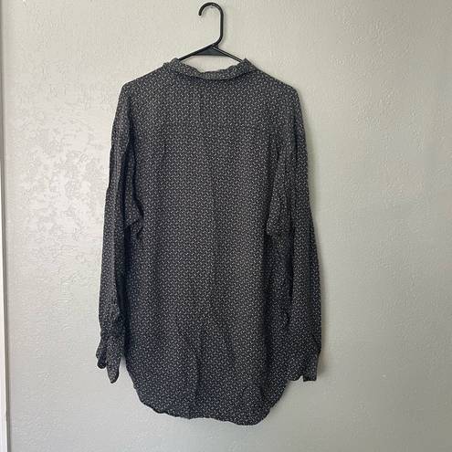 Perry Ellis  vintage oversized button down top