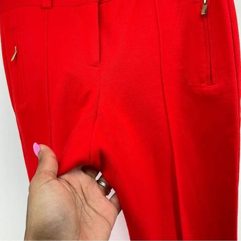 Cache  Women’s Red Cropped Trouser Pants Size 4