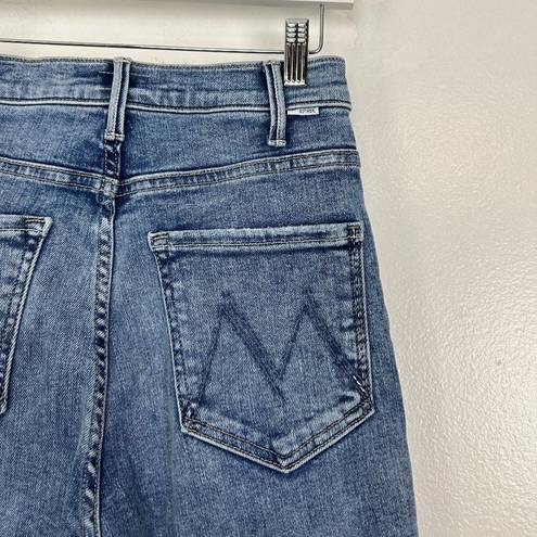 On The Road MOTHER The Hustler Sneak Bootcut Jeans in Wash  Size US 26