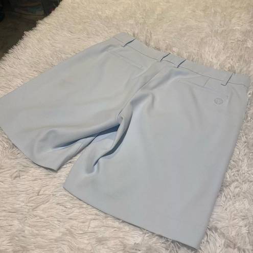 Tory Burch Tory Sport Tech Twill Golf Shorts in Light Blue