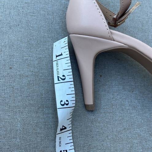 Lane Bryant  ankle strap light pink heels size 8 NWOT