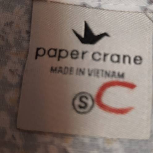 Paper Crane  Floral Blouse Size Small