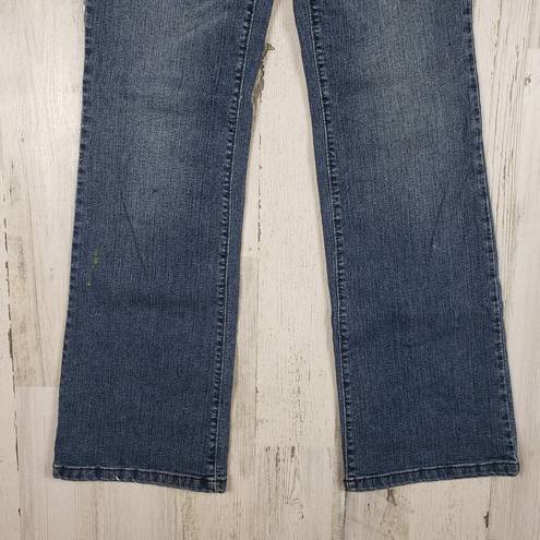 DKNY  Faded Medium Wash Blue Denim Bootcut Jeans Women's Size 8