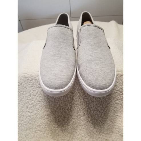 mix no. 6   Gray Knit Fabric Fraycia Slip-On Sneaker, Casual Shoe Women's Size 10