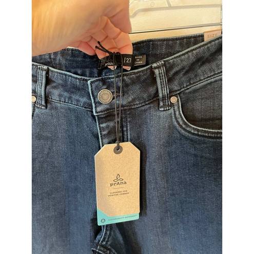 prAna  Buxton Boyfriend Straight Denim Jean Blue Size 4 NEW