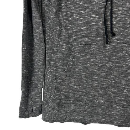 Athleta  Studio Cowl Sweatshirt Charcoal Heather Women’s Size M