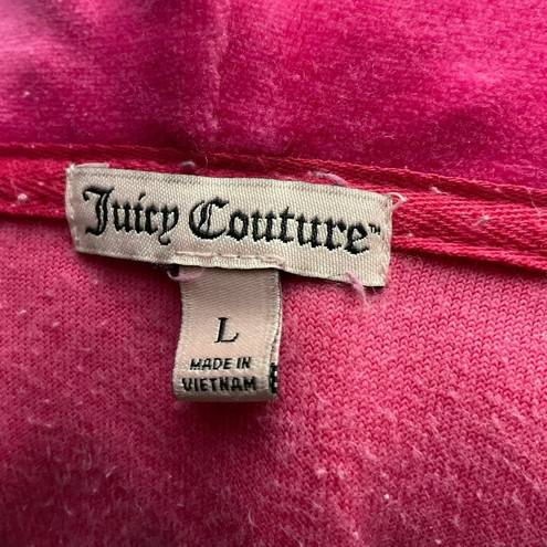 Juicy Couture  Pink Velour Tracksuit Size L FLAWS Film Motion Pictures