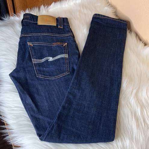 Krass&co Nudie Jeans  Thin Finn Slim Fit High Waist Jeans Size 28