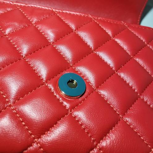 Versace  Quilted Shoulder Bag Crossbody with Medusa and Greca Hardware