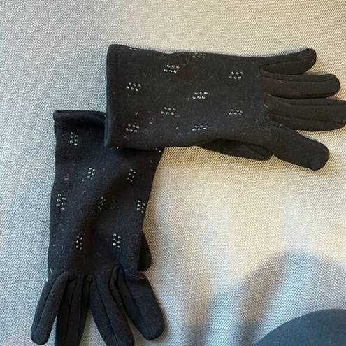 Nordstrom NWOT Black Winter Gloves