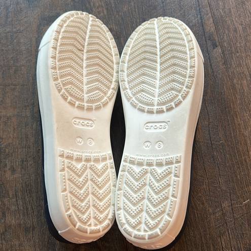 Crocs  Women's Citilane Flat Slip-on Ballerina Shoe Blue Size 8