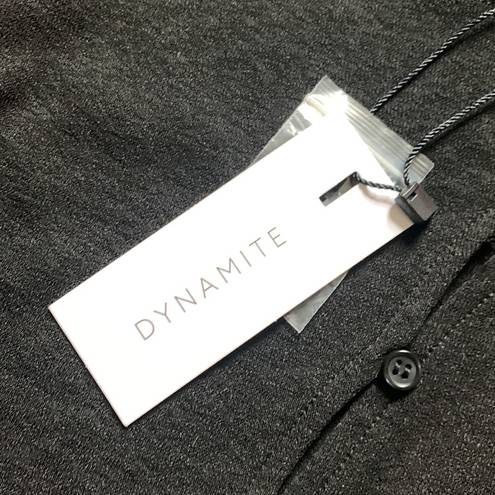 Dynamite  long sleeve asymmetrical key hole top