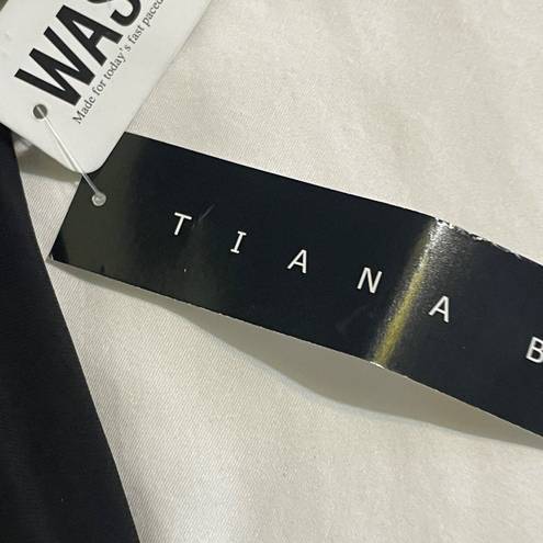 Tiana B  Dress Knee Length Elastic Waist V-Neck 3/4 Sleeve NWT Small