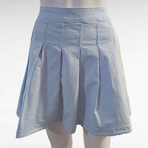 American Eagle  Light Blue Pleated High Waist Tennis Mini Skirt Size 6