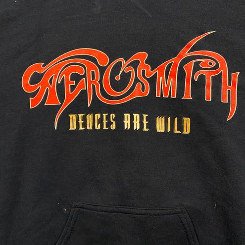 Aerosmith Deuces Wild Hoodie Size Small