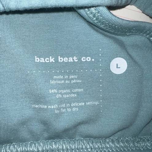 Krass&co BACK BEAT . NWT Organic Cotton Sports Bra Top Size Large