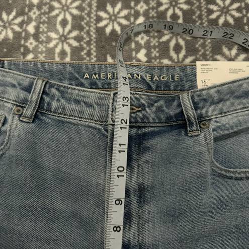 American Eagle NWT  Stretch Mom Straight High Waist Jeans 3455 Size 16