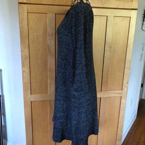 Alya soft and comfy 3/4 sleeve dark grey sweater Dress Large