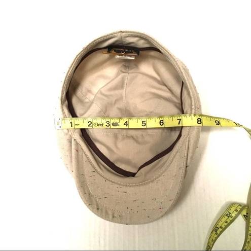 Krass&co Henschel Hat . Newsboy/Golf speckled tan cap L