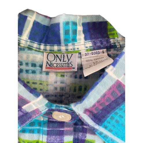 Only  Necessities plus size button up 1X womens long sleeve shirt